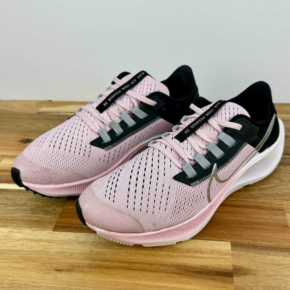 Nike Air Zoom Pegasus 38 Youth 6.5‎ Pink Running Shoe Sneaker CZ4178-609